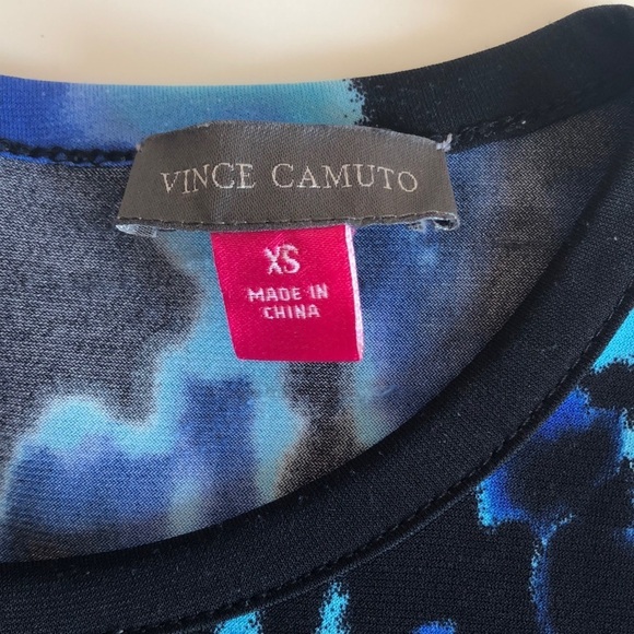 Vince Camuto Floral Asymmetrical Hem Dress XS - Picture 5 of 11